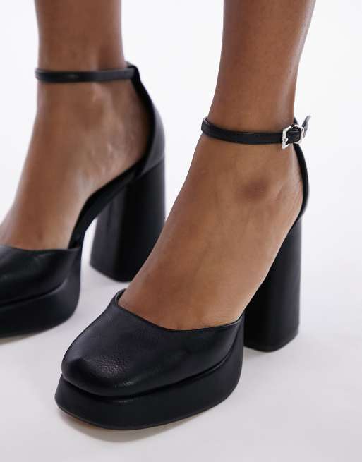 Chaussure talon bout rond new arrivals