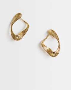 Daphne waterproof stainless steel earrings in gold