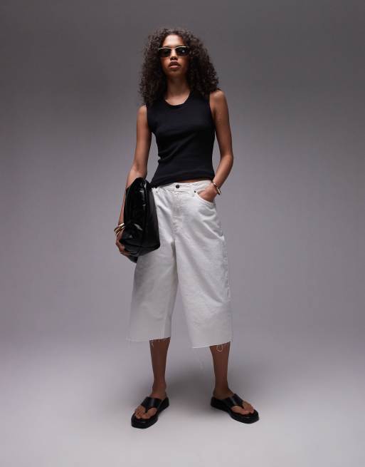Topshop - Débardeur à encolure dégagée montante - Noir, 3 de 4