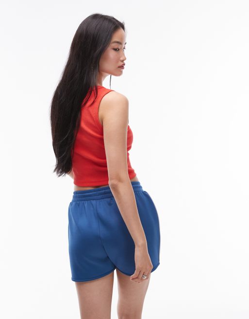 Topshop - Débardeur court à encolure dégagée - Rouge, 4 de 4