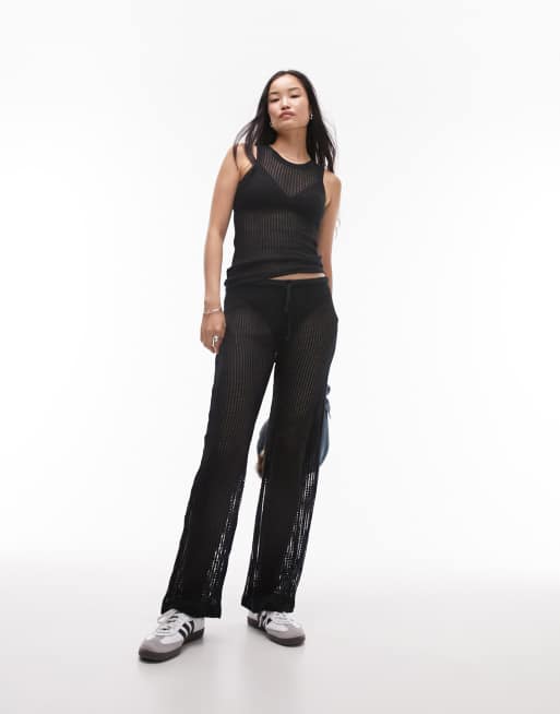 Topshop - Débardeur d'ensemble à surpiqûres - Noir, 3 de 4