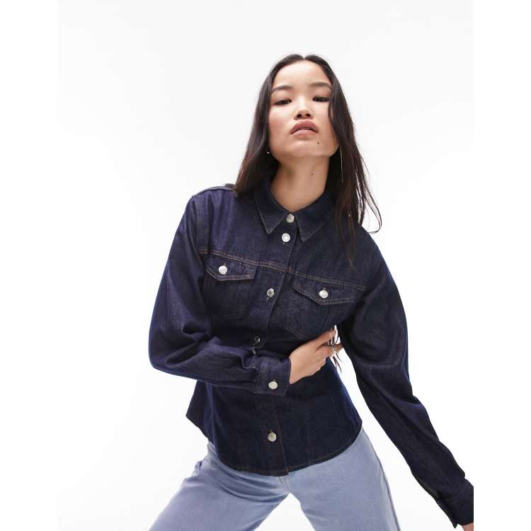 トップス ENOF denim shirt 15081f442f956a782343b0d77b4503