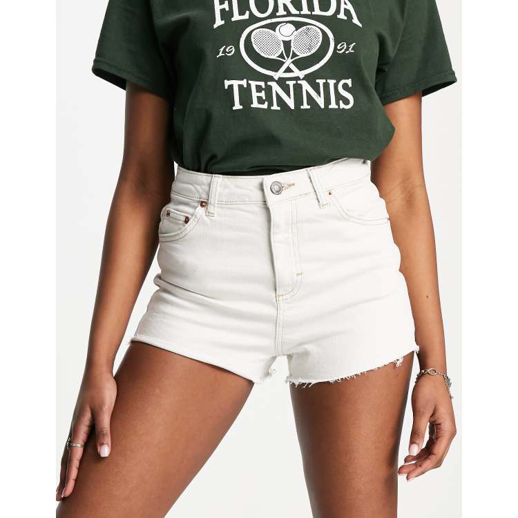 High waisted denim shorts topshop sale