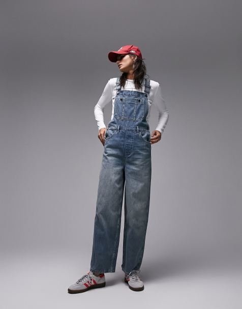 Baggy dungarees hot sale ladies