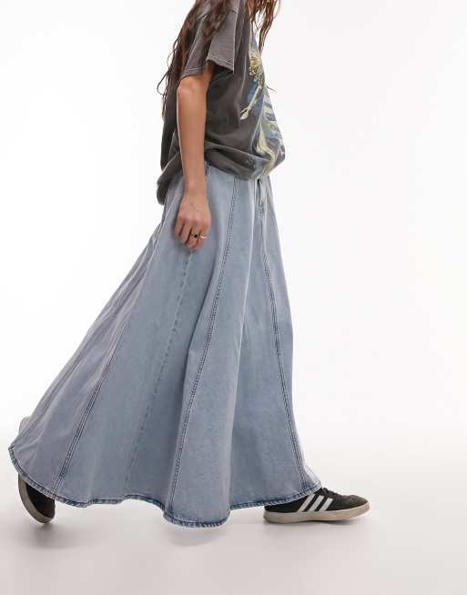 Jean store circle skirt