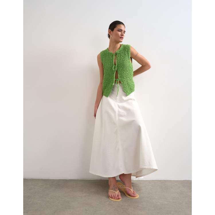 スカート MOTHER THE YOKE FRONT CIRCLE MAXI SKIRT MOTHER The Yoke