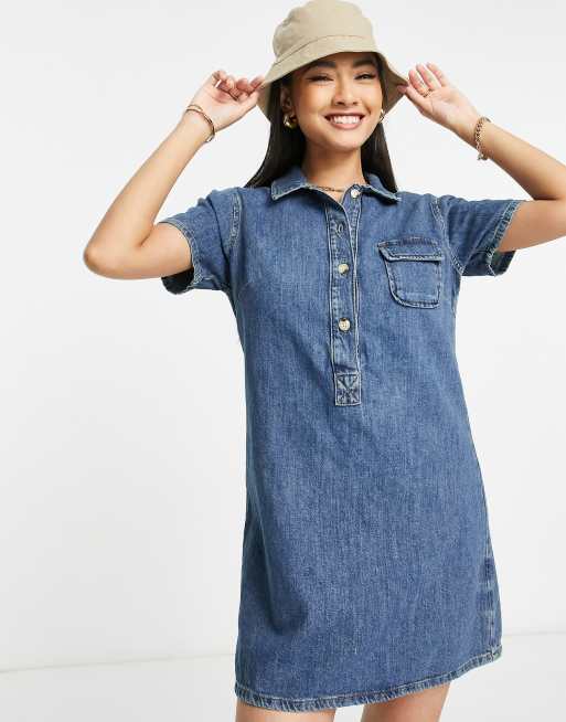 Topshop jean clearance dress