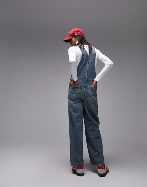 Girls Denim Cowboy Overalls: Stylish Suspender Jumpsuit For Spring