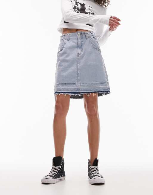 Topshop 2024 jeans skirt