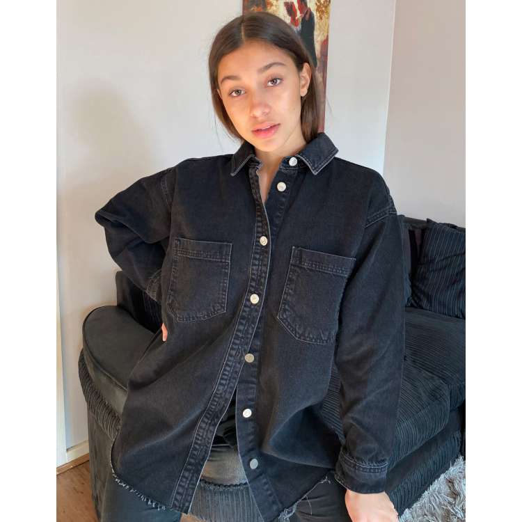 Topshop 2024 denim top