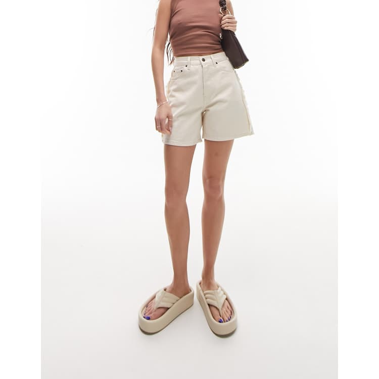 Topshop utility hot sale shorts