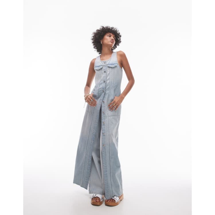 sleeveless denim dress Pearl Fleur Embellished Sleveless Mini hoodie dress Topshop denim sleeveless maxi dress