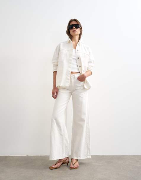 Topshop - Denim utility jack in beenwit - view 1