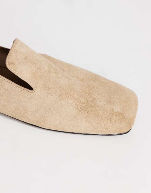 Topshop Denise chaussure plate à enfiler en taupe, 3 de 4