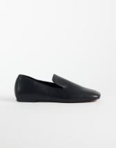 Topshop Denise slip on flat shoe in black