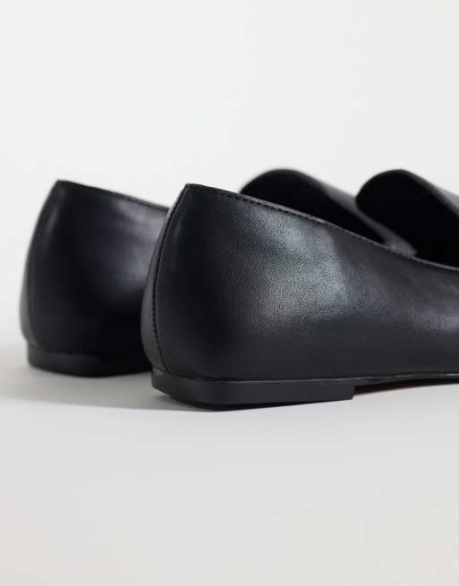 Topshop Denise wsuwane płaskie buty w czerni, 3 z 4