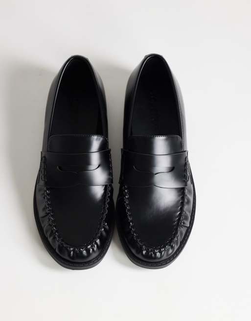 Topshop - Dominic - Mocassins froncés - Noir, 2 de 4