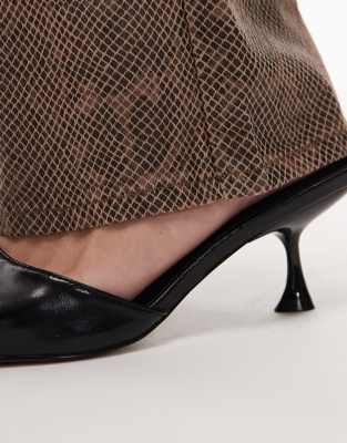 Topshop Dorota Kitten Heel Pointed Mule