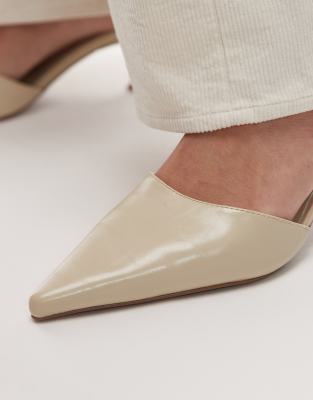 Topshop Dorota Kitten Heel Pointed Mule