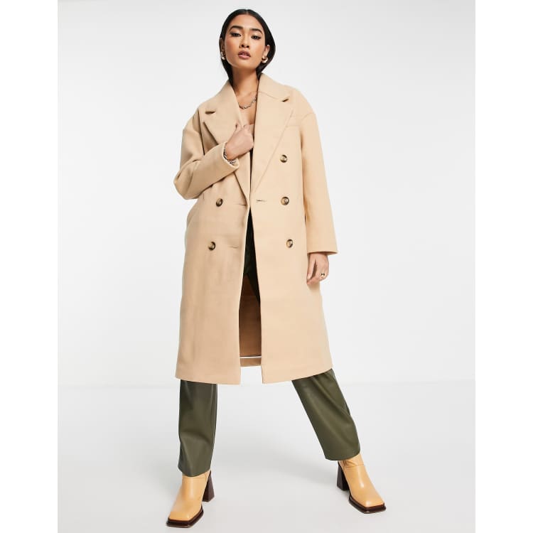 Topshop beige outlet coat