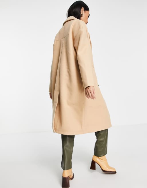 camel trench coat topshop