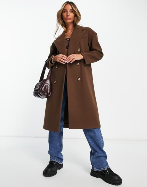 Wool Side Split Long Coat, All Clothing Sale