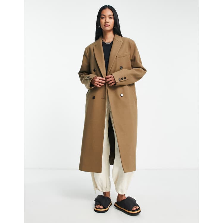 Petite camel coat topshop sale