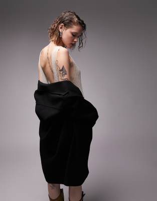 topshop double breasted dress