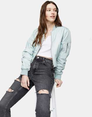 topshop double ripped mom jeans