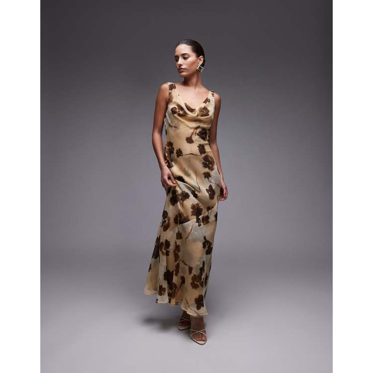 トップス AMAIL Layered millefeuille cloth Ruffle Tiered Maxi Dress with Keyhole Neckline, 4528873