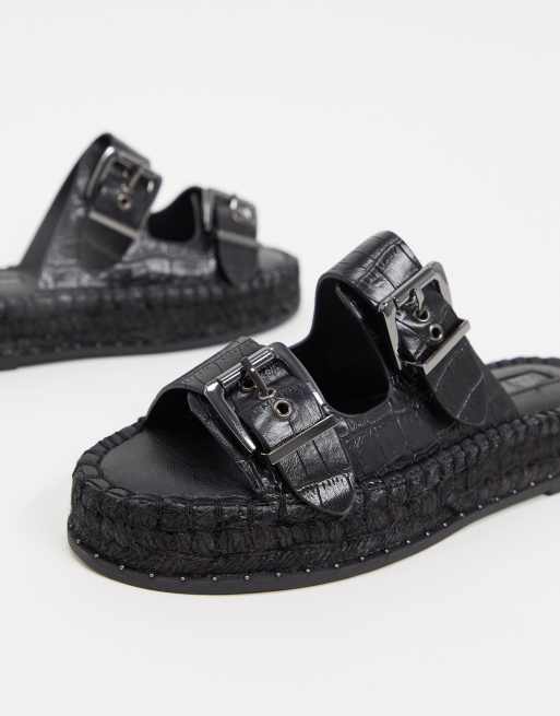 Topshop store black espadrilles