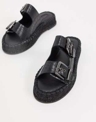 topshop black espadrilles