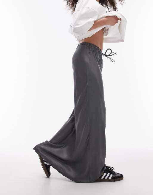 Zara on sale drawstring skirt