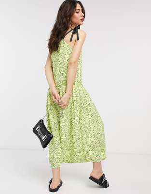 topshop lime dress