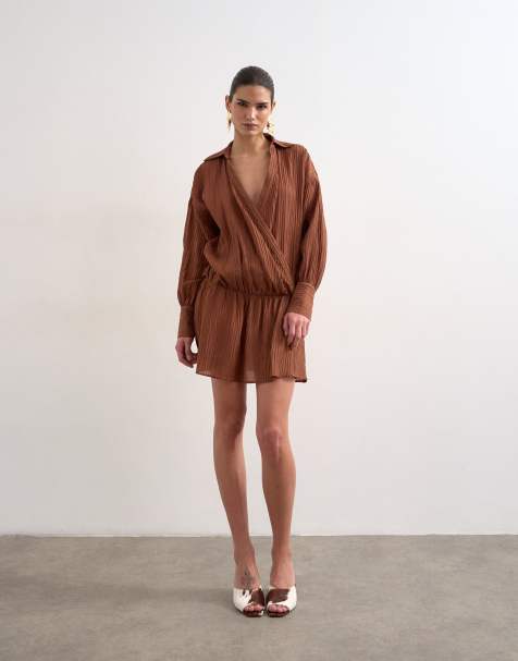 Long Sleeve Shirt Dresses | Shop at ASOS