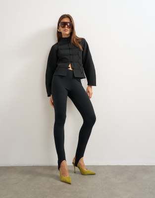 Topshop Drummer Jacket With Detailing In Black