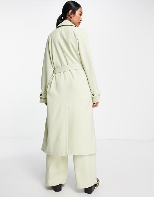 Noak Cotton Duster Coat In Khaki, $30, Asos