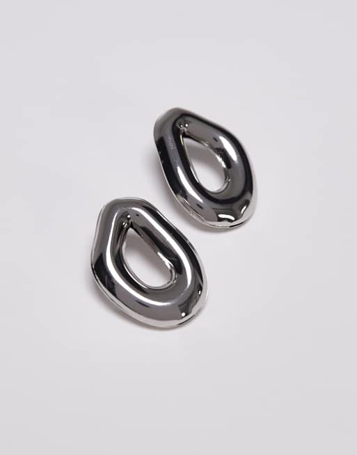 Topshop - Earle - Ronde oorbellen in zilver, 2 van 3