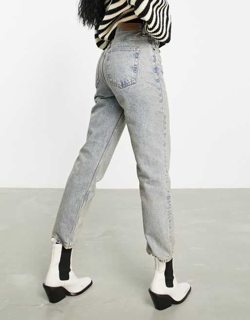 Topshop grey cheap editor jeans