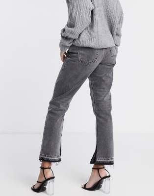 topshop grey editor jeans