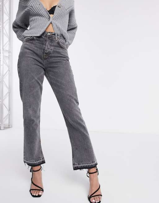 Topshop grey cheap editor jeans