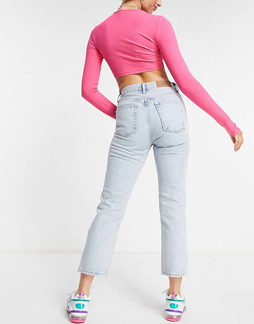 Jeans Topshop Editor straight jean in bleach 
