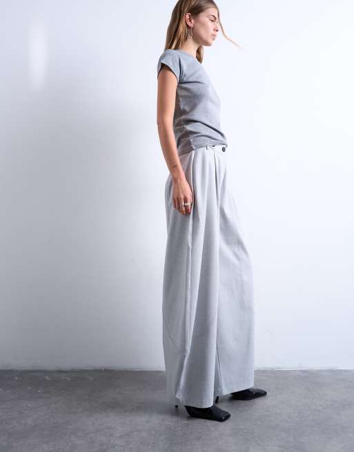 Topshop – Elegante Horseshoe-Hose in Grau, 3 von 5