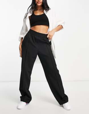 Topshop - Elegante Jogginghose in Schwarz mit Ziernaht