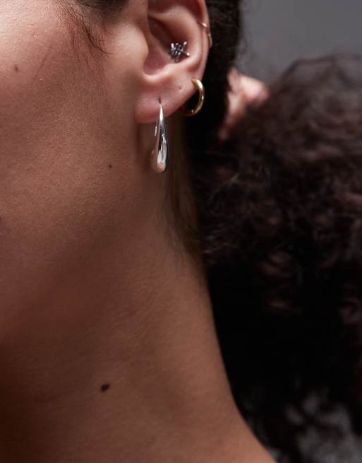Topshop - Elise - Orecchini da inserire placcati argento
