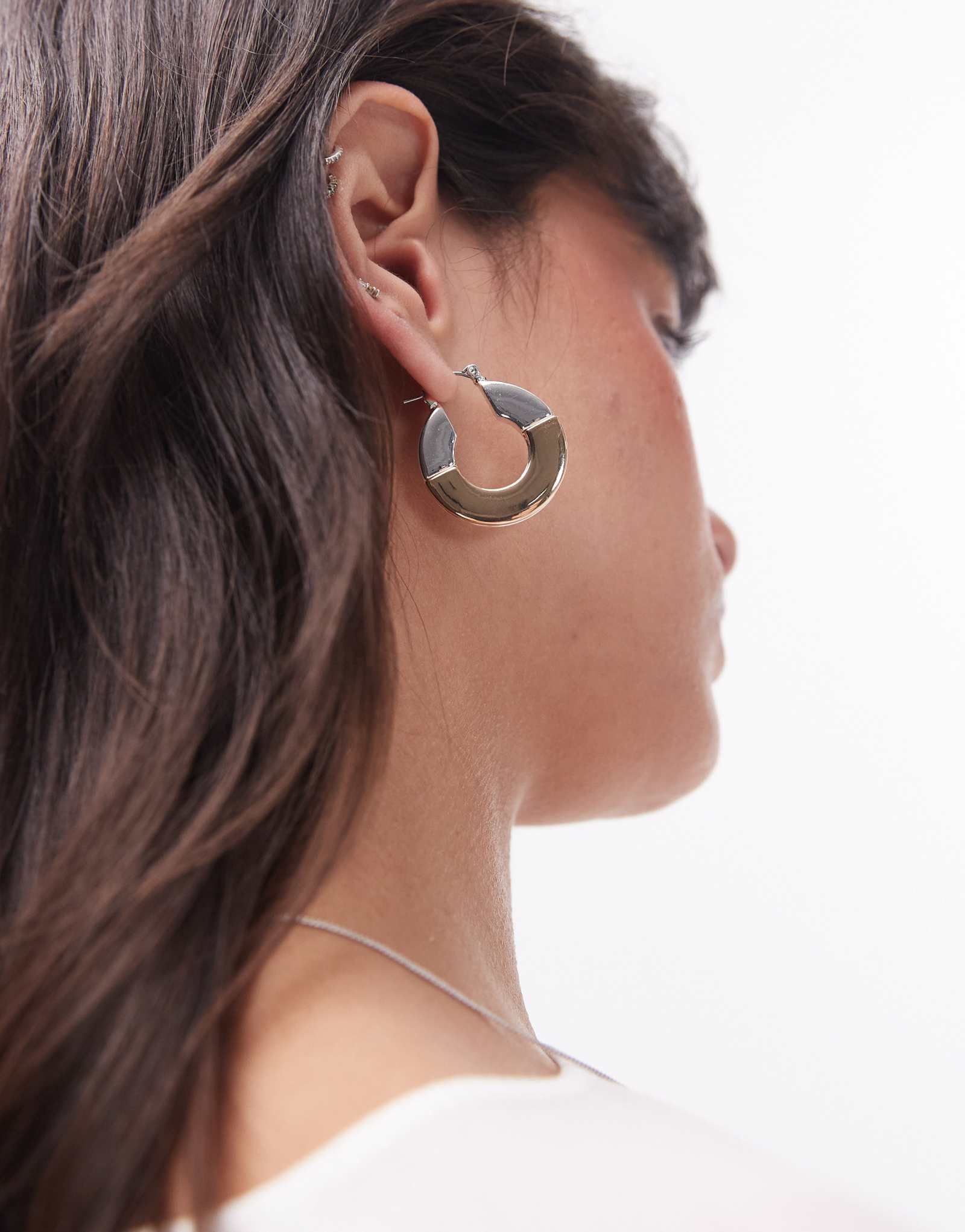 Многоцветные серьги-кольца Topshop Ellis