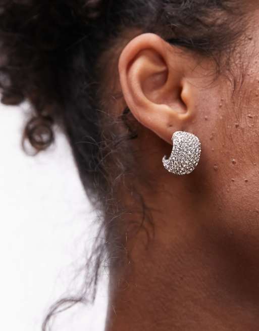 Diamante 2024 huggie earrings