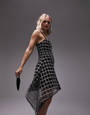 Topshop 2025 asymmetric dress