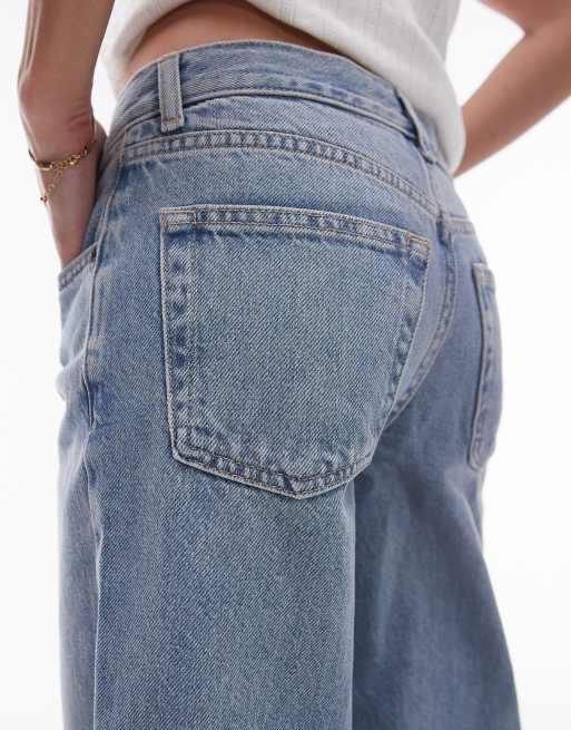 Topshop – Ember – Blekta jeans med raka ben och låg midja, 5 av 5