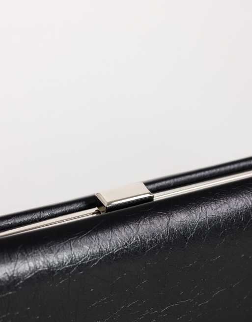 Topshop Ember lille envelope-clutch i sort, 3 af 4